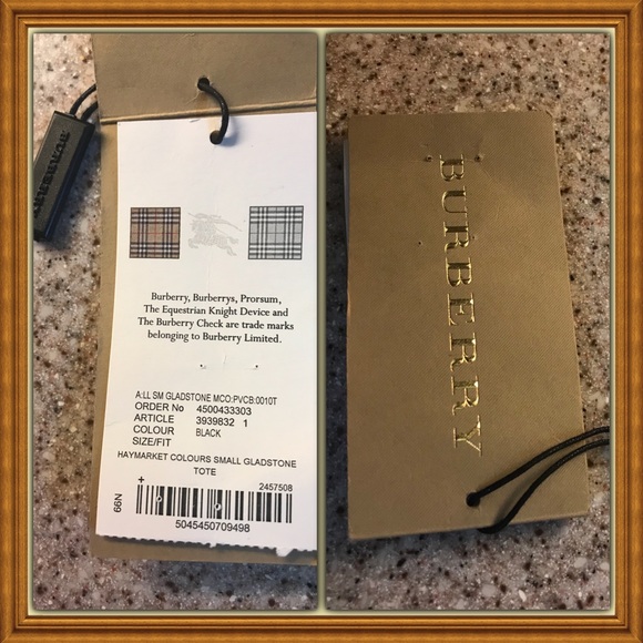 🎈SOLD🎈 Authentic SM Gladstone Burberry tote - Picture 5 of 8